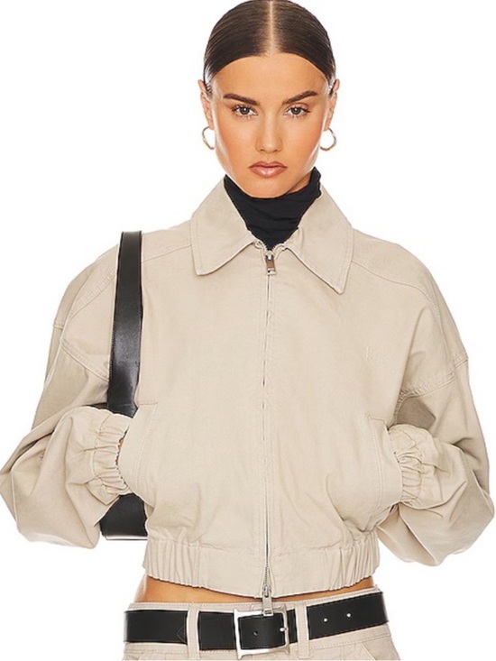 Helsa Jackets & Blazers - Helsa Workwear Bomber Jacket Taupe